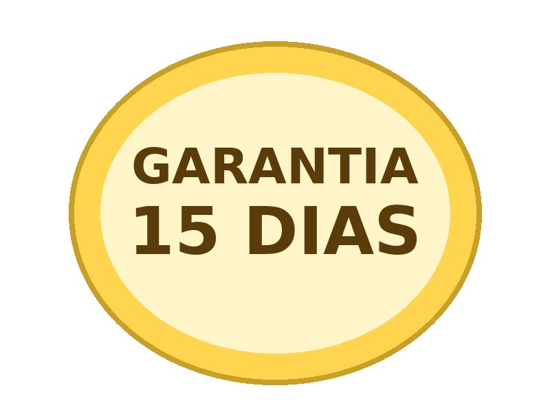 Selo garantia 15 dias